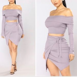 Fashion Nova skirt set